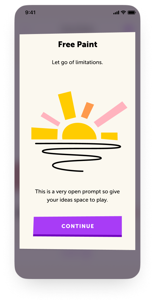 Figment app screen 3 of 7 in closing kicker row