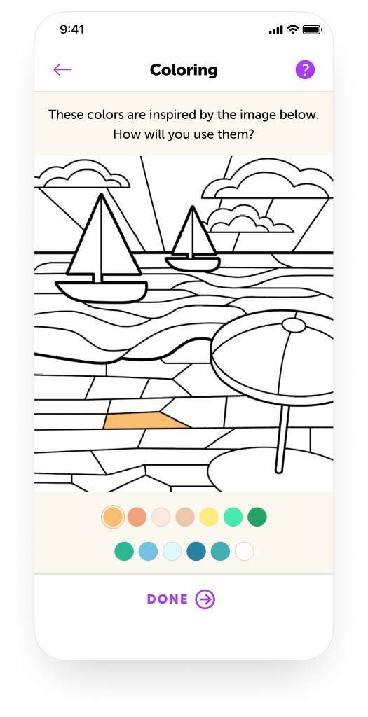 Figment app screen 6 of 7 in closing kicker row